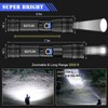 KEPEAK Flashlight, Rechargeable 5000 High Lumen Tactical Handheld Waterproof Zoomable