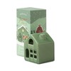 Paddywax Holiday Town Incense Holder with 20 Incense Cones, 3.83"