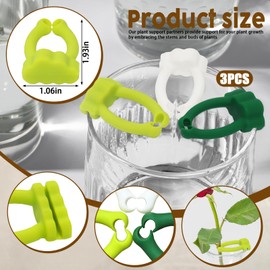 Threetols 3pcs Cloud Shape Plant Propagation Friends, Cute Plant Cutting Holder Plants Support for Sprouts, Stems and Shoots, Propagation Buddy for a Plants Propagation Station