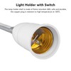 2PCS E27 E26 Hose Lamp Holder with Switch Universal 360