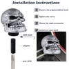 Padaodao Skull Gear Knob Car Shift Handle Head Accessories for