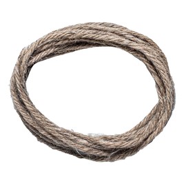 SGT KNOTS Twisted Jute Rope - Natural Fiber for Crafts, Garden, Packing, Home Decor & More (1/8" x 10ft)