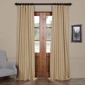 HPD Half Price Drapes BOCH-PL1608-108 Bellino Blackout Room Darkening Curtain (1 Panel), 50 X 108, Ginger