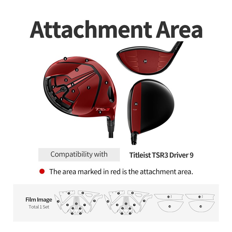 skoko 2 Pack Full Body Protective Film for Titleist Golf