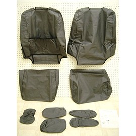 Durafit Seat Covers Compatible with 2000-2004 Tundra Access or Double Cab Front Bucket Seats with Manual Controls, Black Waterproof Endura.