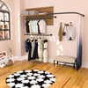 U Shaped Shower Curtain Rod (Both sides: 31.5"-47", Middle: 34.7"-43")