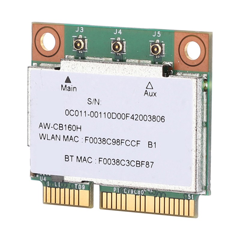 Network Card Gigabit AC1300M MINI PCI E Interface Support for