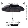 GOODS+GADGETS Umbrella – Pocket Umbrella Automatic Umbrella XXL 100 cm