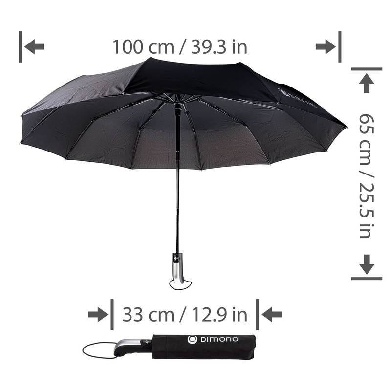 GOODS+GADGETS Umbrella – Pocket Umbrella Automatic Umbrella XXL 100 cm