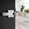 Gobrico Heavy Duty Entry Door Handle Polished Chrome Keyed Entry
