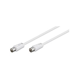 Wentronic 11511-GB Coaxial Cable, Coaxial Plug to Coaxial Jack AK 250 2.5m