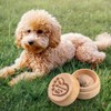Prinomor Pet Hair Keepsake Box Wooden Pet Fur Memorial Box