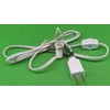 White Single Bulb Light Cord C7 Accessory Cord for Christmas