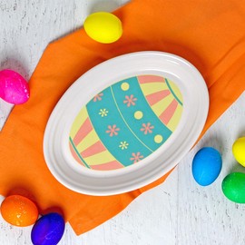 Fiesta 9.6" Small Oval Serving Platter | Easter Egg (Turquoise)