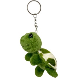 Jowxsx Green Keychain Cute Interesting Expression Creative Cartoon Turtle Plush Pendant for Ornaments Stuffed Animals Green 1, Green