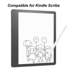 Stylus Pen Replacement for Kindle Scribe Stylus Compatible for Kindle Scribe with 4096 Pressure Sensitivity,Magnet Adsorption Digital Writing Pen Replacement for Kindle Scribe(White)