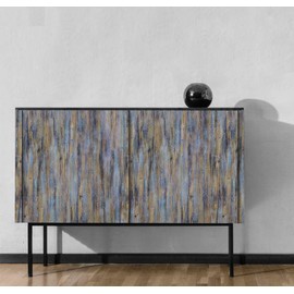 CiCiwind Purple Blue Wood Peel and Stick Wallpaper - Faux Wood Wallpaper Decorative Vinyl Film - Shelf Drawer Roll 118'x17.7'