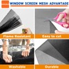 HOFUDON Window Screen Mesh, 48" x 100' Fiberglass Screen Roll