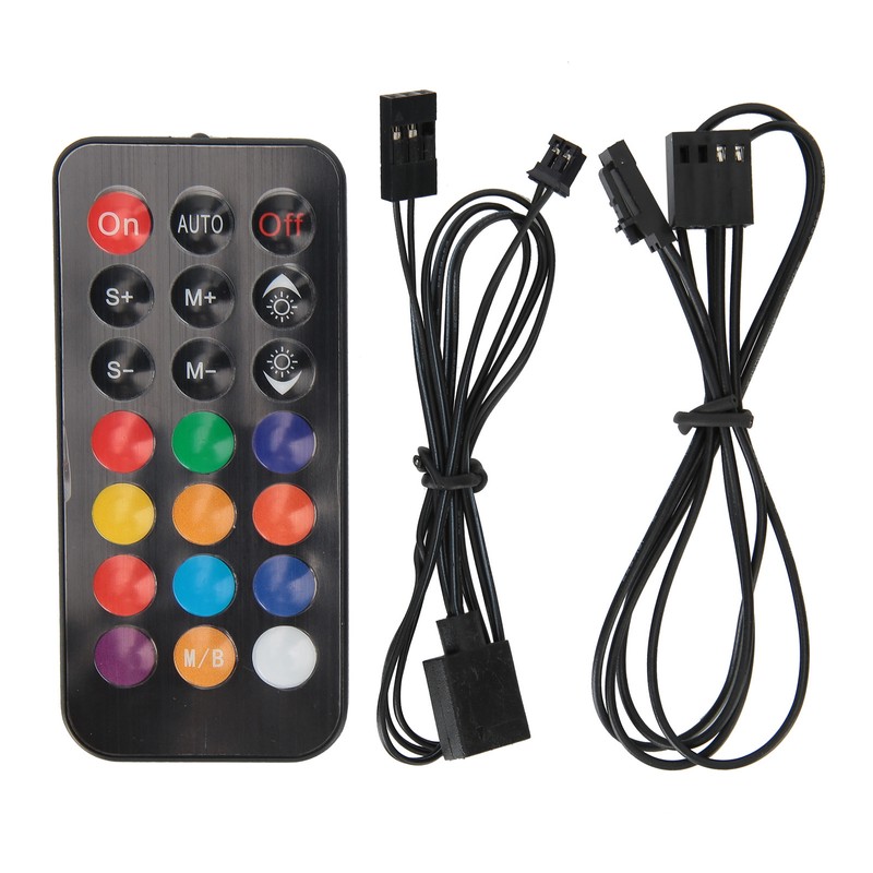 Case Fan Hub PWmARGB 2 in 1 Wireless Remote Controller