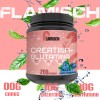 Creatina Glutamina 1 Kg Flamish Pre Entreno 50servicios Mora Azul