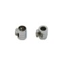 V-Twin Set of two 3/8" Smooth Chrome Econo Seal Hose