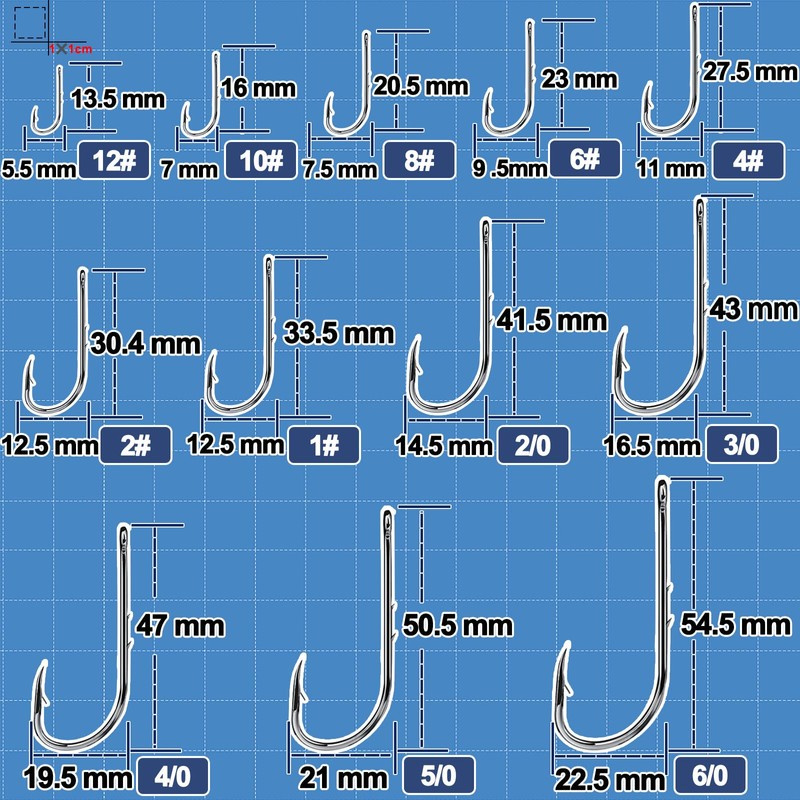 9KM DWLIFE Baitholder Fishing Hooks 50Pcs Double Barbs Worm Hook