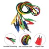 AOICRIE 5pcs Multimeter Test Leads 4mm Stackable Banana Plug to