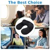 YOUXIU Neck Pillow Inflatable Travel Pillow Compact Neck Pillow Ergonomic