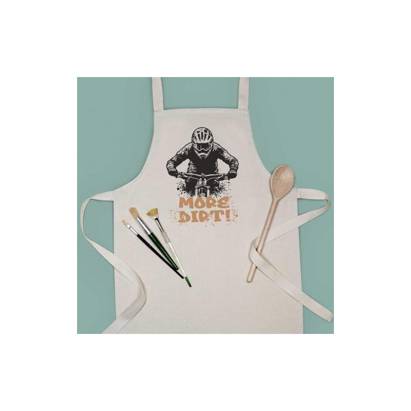 Azeeda 'More Dirt! Mountain Biker' Kid’s Cooking Apron (AP00070565)