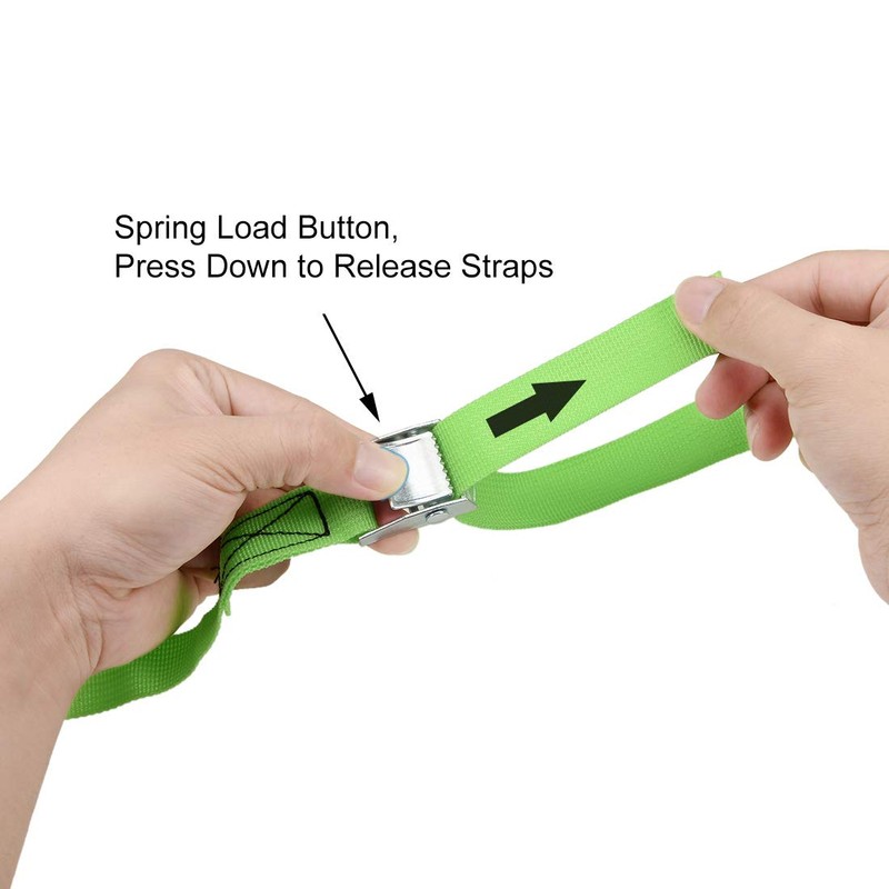 sourcing map Tie Down Strap Cam Buckle Lashing Strap 1"