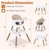 INFANS Baby High Chair, 9 in 1 Convertible Highchair for