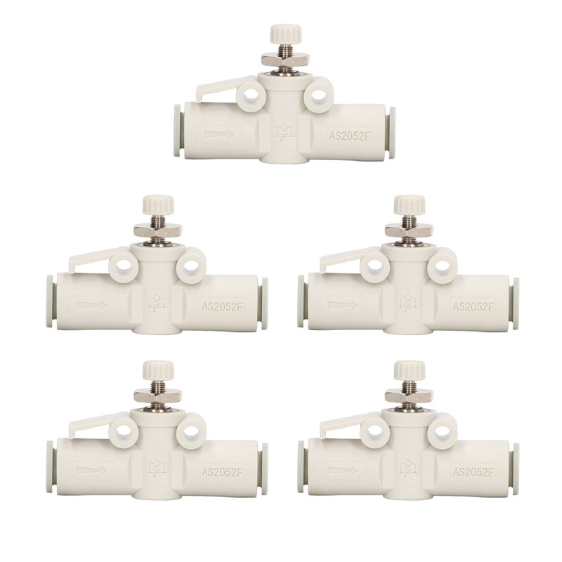 5Pcs Air Flow Control Valve PVC Fast Change Pneumatic Hose