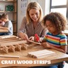 20 Pcs Wood Strips Slats1/4 x 1 x 12 in,