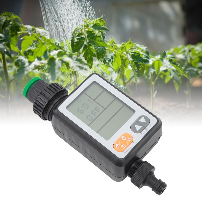 Automatic Water Timer Garden Hose Farm Irrigation 3in Display Rain