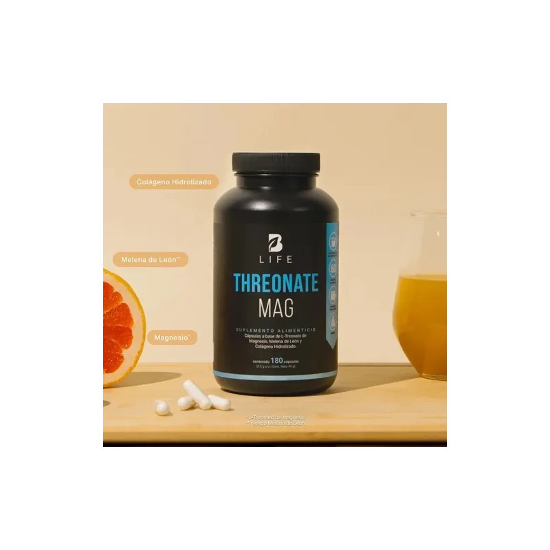 Threonato de Magnesio 90g, 180 Capsulas Blife