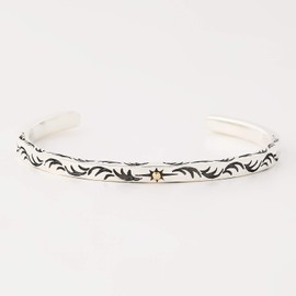 cmy select 925 silver bangle native bracelet thin sun arabesque pattern gentleman men's men's manufacturer