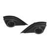 2pcs Car Door Tweeter Speaker Cover Trim Loudspeaker Decor Replacement