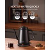 DmofwHi Gooseneck Electric Kettle(1.0L),1000W Electric Tea Kettle of 304 Stainless