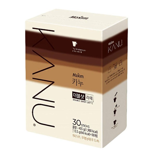 [KANU]Kanu Latte coffee (Double Shot Latte, 30 Sticks)