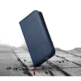 FORZARMOR for Oppo Reno 13F 5G (6.67 Inch) Case, Wallet Cover for Reno 13 F PU Leather Pockets Shockproof Magnetic Flip Card Holder (for Reno 13F, Blue)