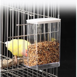 Automatic Bird Feeder,No Mess Bird Feeder,Bird Cage Feeder Bird Cage Accessories for Parakeet Canary Cockatiel Finch