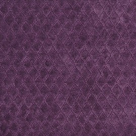 Purple Diamond Stitched Velvet Upholstery Fabric by The Yard - SKU: Ethan Grape