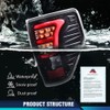 PIT66 LED Tail Lights Pair w/Red Light Bar&wiring harness Compatible