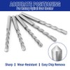 Aswalling 50 Pieces Drywall Drill Bits Pilot Point Cutting Drill