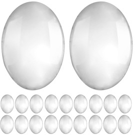 minkissy 30pcs Glass Nail Color Card - Nail Art Display Board Fingernail Color Chart Glass Card for Nail Color Display DIY Nail Polish Supplies