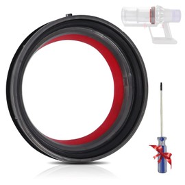 ACCTDLF Dust Bin Top Fixed Sealing Ring Compatible with Dyson V10 SV12 Vacuum Cleaner Canister Replacement Parts with T8 Screwdriver,Dirt Cup Replacement Parts Repair Accessories