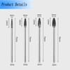 Luo ke 75mm Extra Long Carbide Burr Sets, 2.35mm Shank