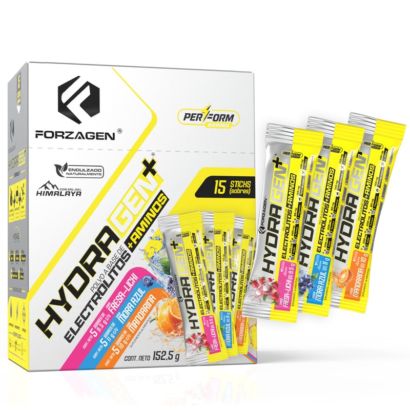 Forzagen Hydragen+ | Electrolitos + Aminos | 15 Sticks