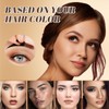 Eyebrow Gel Easy Peel Off Brow Gel Transfer-Proof Dark Brown