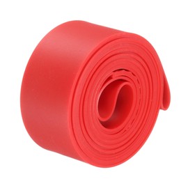 sourcing map Bike Tire Liners for 27.5" Bike Tires Puncture Proof TPU Bicycle Inner Tube Flat Protector Tire Liner for Mountain and Road Bicycle, Red